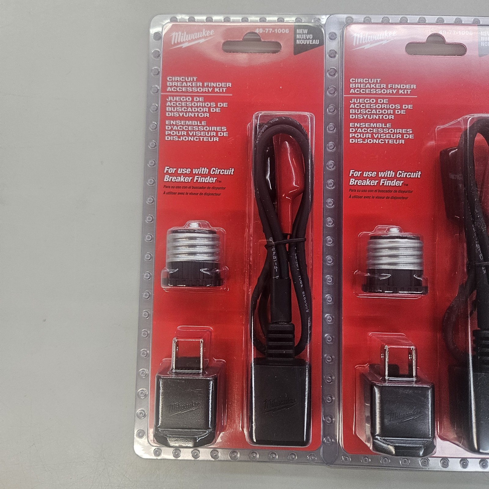 Lot of 2 Milwaukee 49-77-1006 Circuit Breaker Finder Accessory Kit