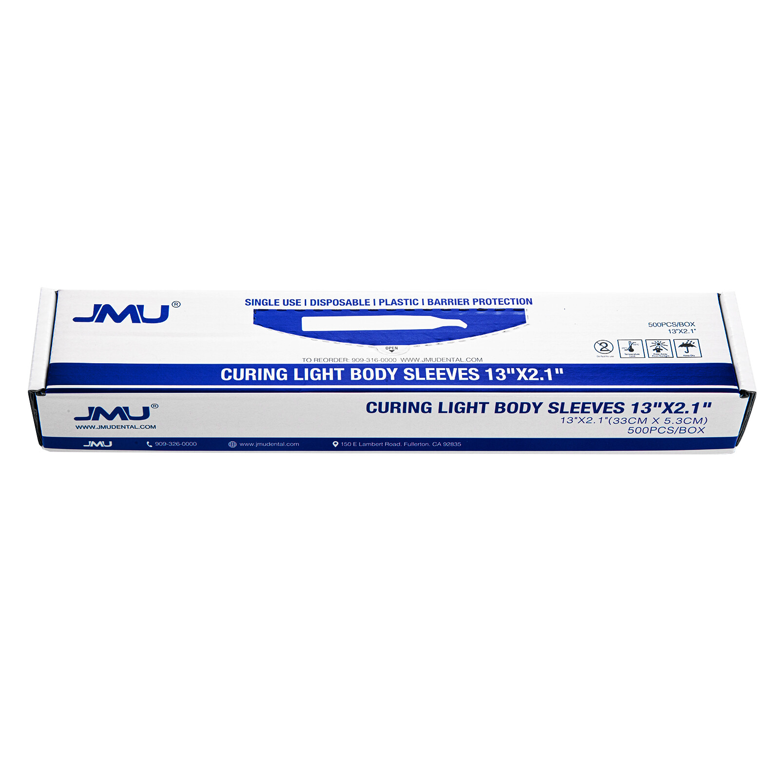 500Pcs Dental Disposable Protective Sleeves 13″ x 2.1″ For Curing Light Body