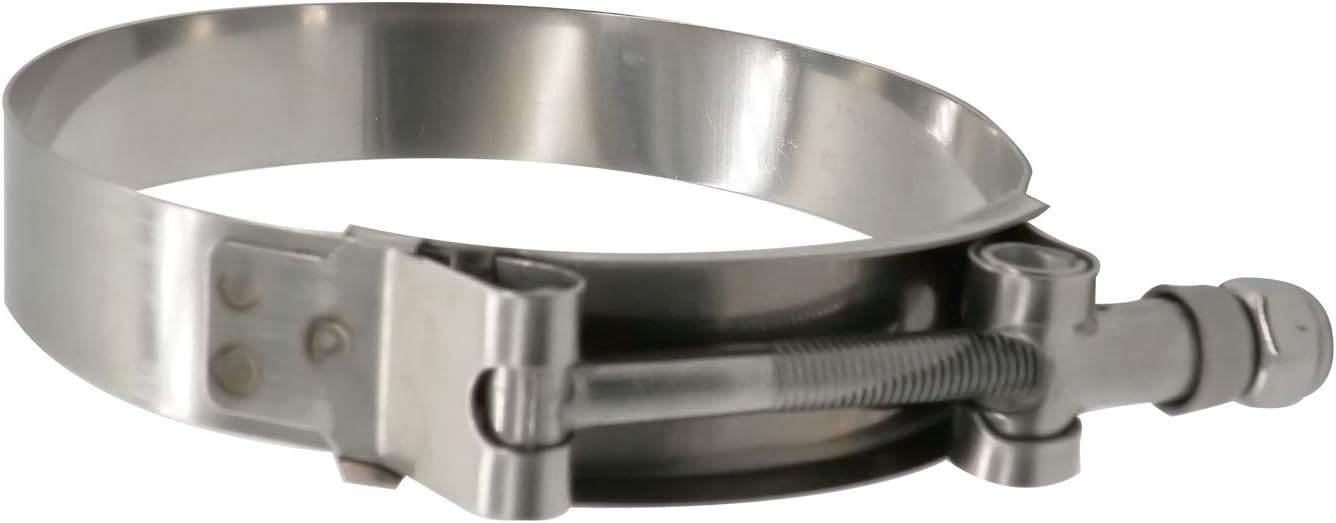 148mm – 155mm T-Bolt Hose OD Clamp – Working Range 5.81″ – 6.12″ for 6 inch H…