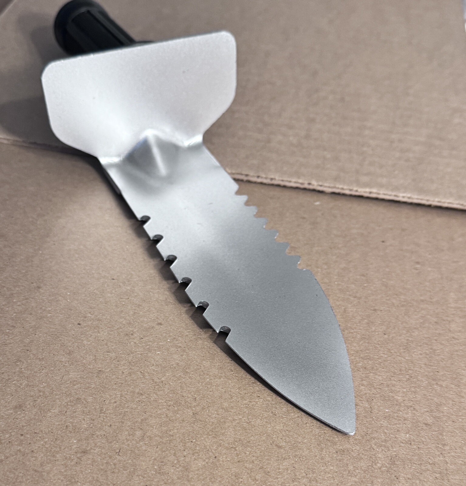 Stainless Steel Digger Serrated Digging Tool with Sheath – Metal detecting Knife