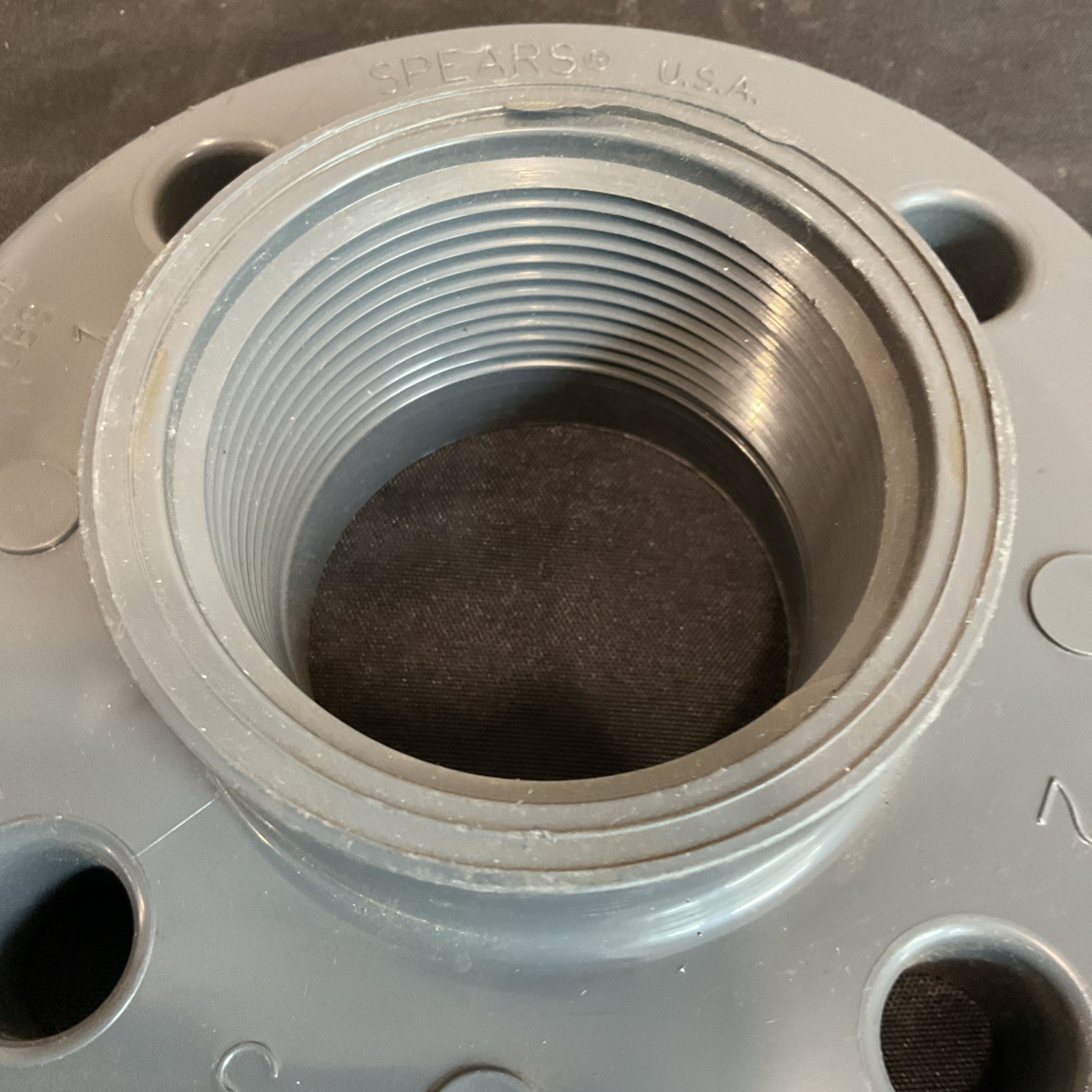 SPEARS 2-1/2″ PVC Threaded Flange Schedule 80 852-025