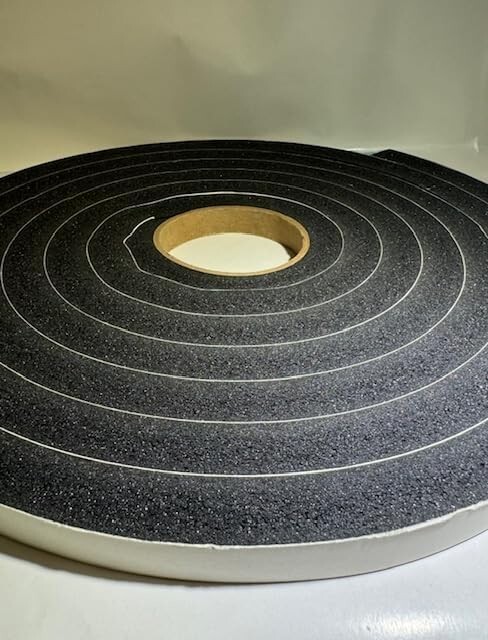 JVCC SF-VFLD Single-Sided PVC Foam Tape: 3/4 in. thickness x 1 in. x 15 ft