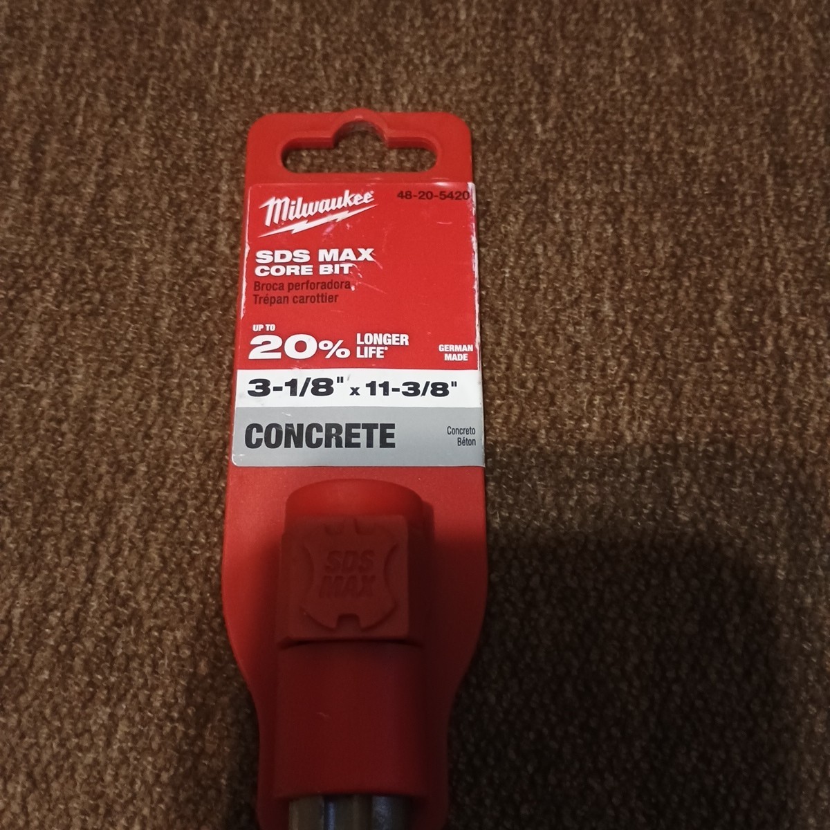Milwaukee ‎48-20-5420 SDS-Max Core Bit – ‎48-20-5420 *Great* FREE SHIPPING