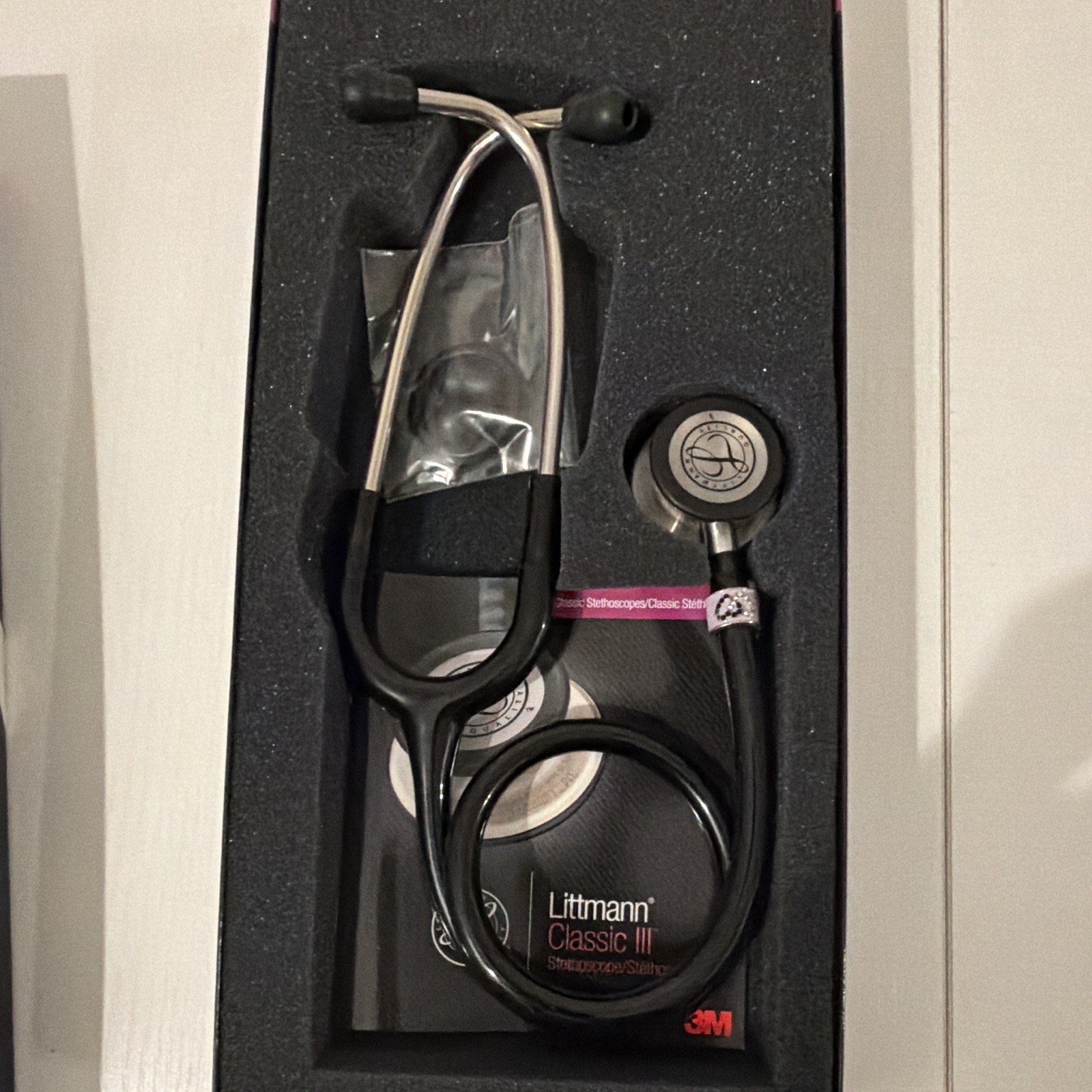 Littmann Classic III Dual Head (Bell & Diaphragm) Black Stethoscope IM/ER/Cardio