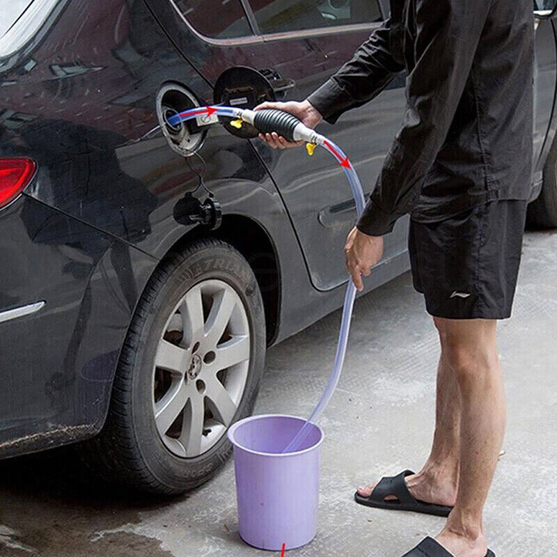 Siphon Hand Pump Portable Manual Car Fuel Transfer Pump for Gas Gasoline Petrol