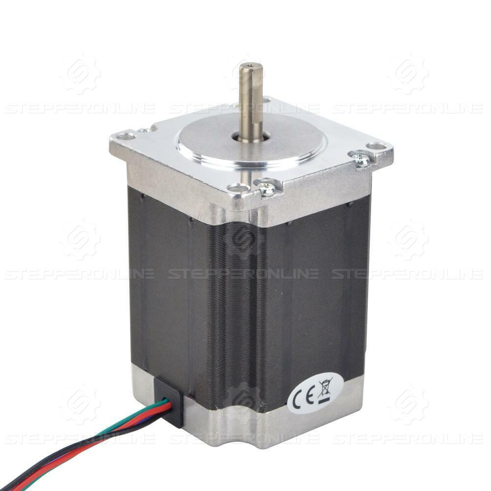 Nema 23 Stepper Motor 1.9Nm(269oz.in) 57x76mm 2.8A 6.35mm Shaft CNC Router Mill