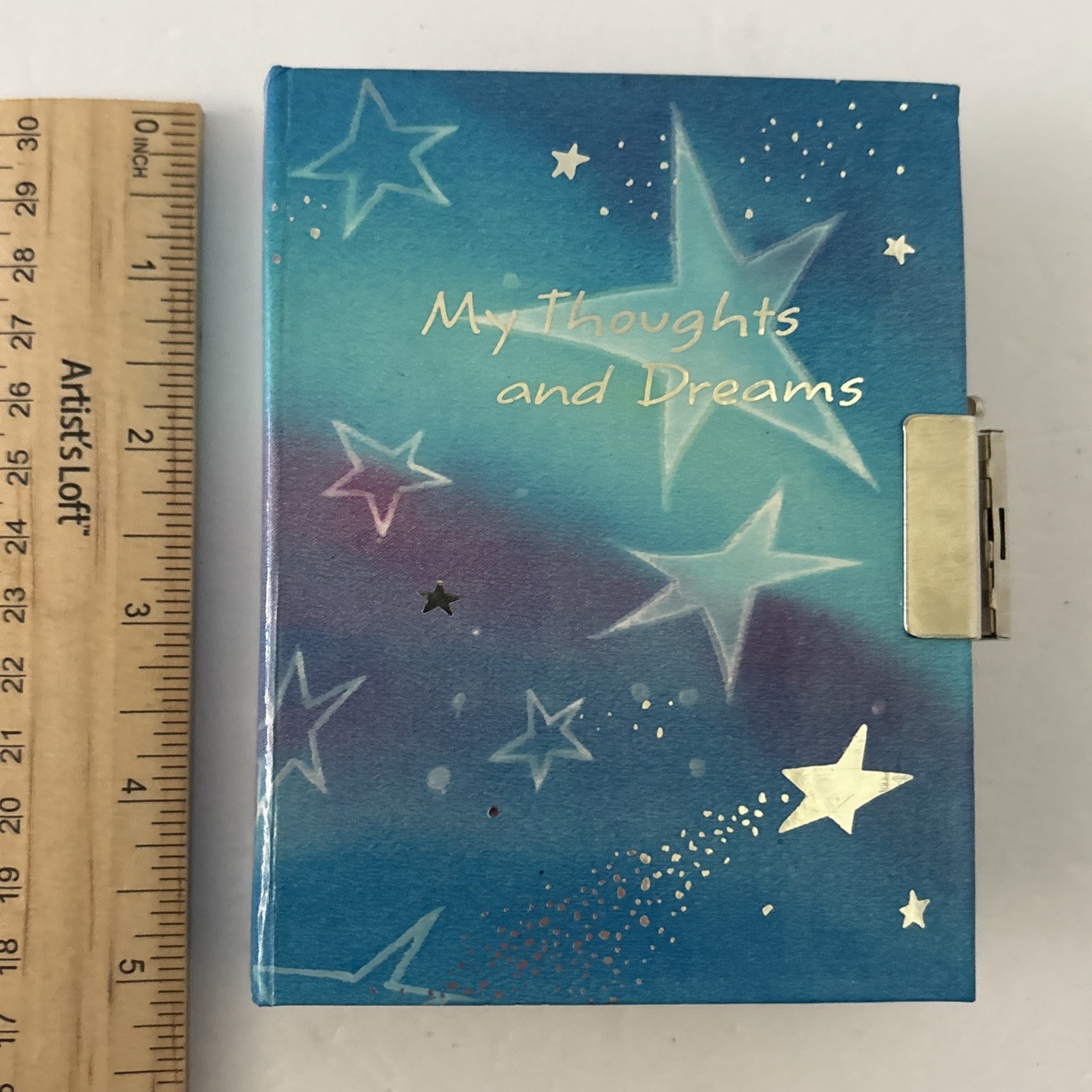 Hallmark Spin Combination Lock Diary – Blue Stars My Thoughts and Dreams