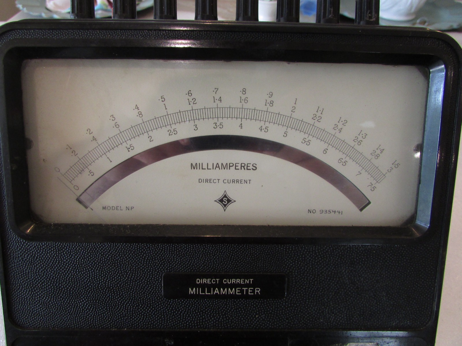 Vintage Singer Metrics Direct Current Milliammeter #935441