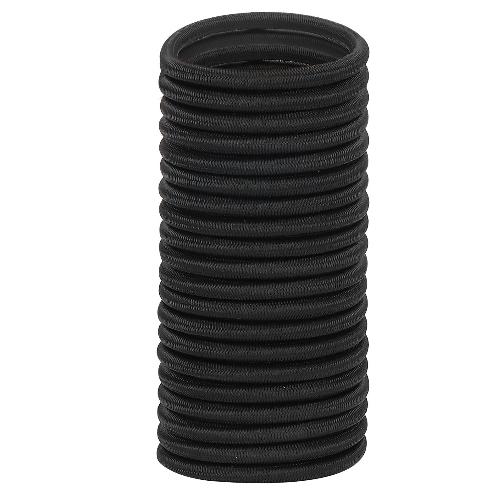 1/4″x25ft Elastic Polyester Marine Grade Bungee Cord for Kayak Black