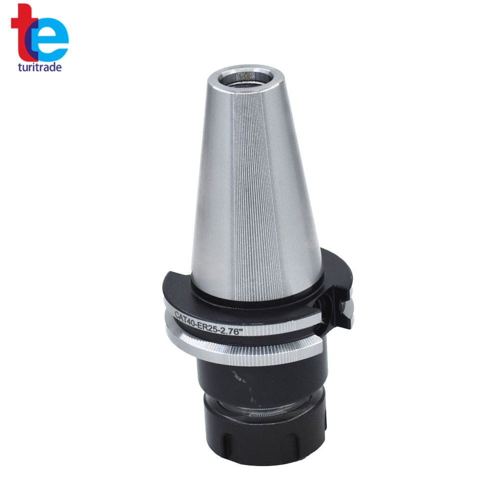 4×CAT40 ER25 Collet Chuck W. 2.76″ Gage Length 4 Chucks Tool Holder Set