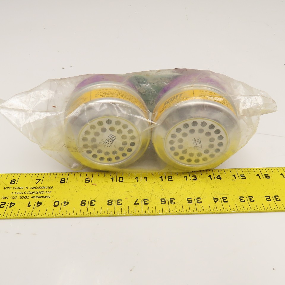 Scott 642-OA-P100 NIOSH Approved Respirator Filter Cartridge Set