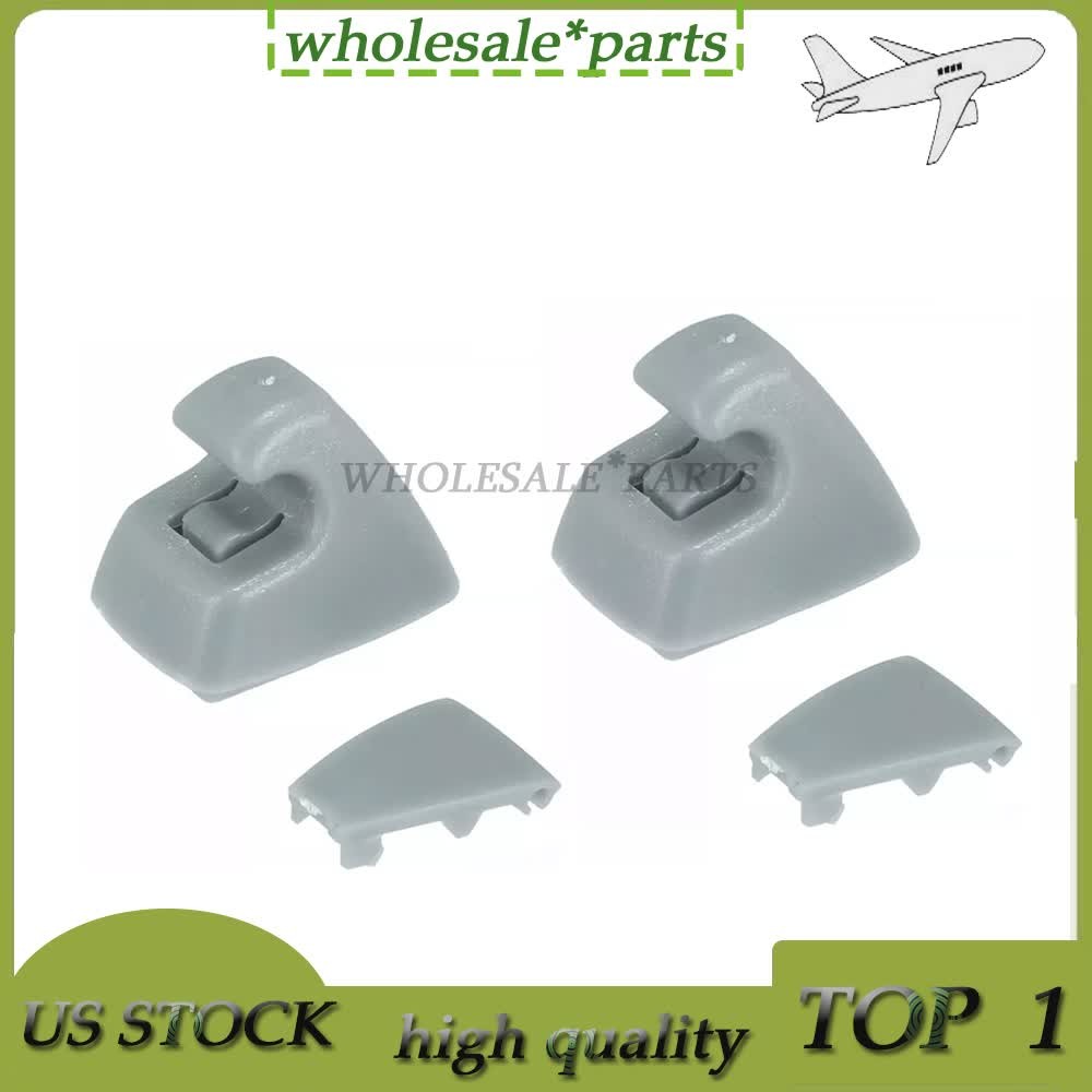 1Pair Fits For 2007-2014 Chevrolet Tahoe Gray Sunvisor Shade Support Clip US