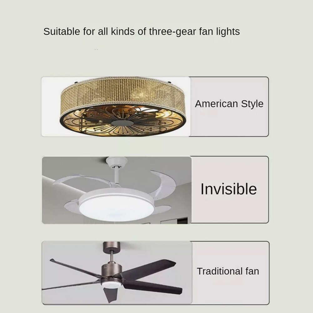 DC Output Ceiling Fan Receiver With 6 Speed Remote Control Functionality