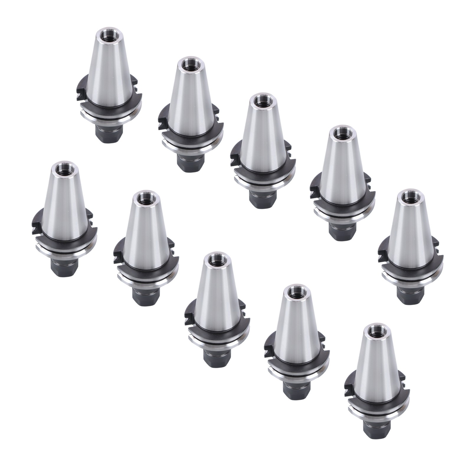10 Pcs CAT40-ER16 Collet Chuck 70mm 2.76″ G2.5 20000RPM CNC Milling Tool