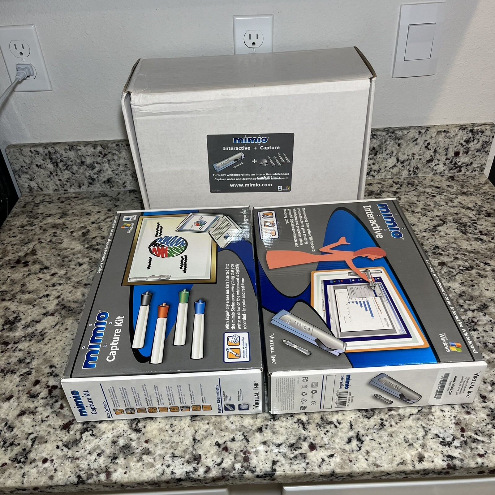 NEW! – Mimio Interactive & Capture Kit -Digital Whiteboard System Virtual Link