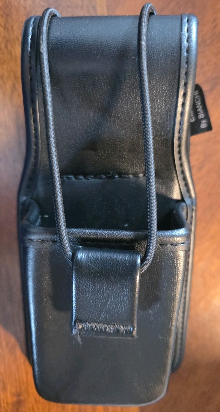 Bianchi AccuMold Elite Universal Leather Radio Holder with Swivel