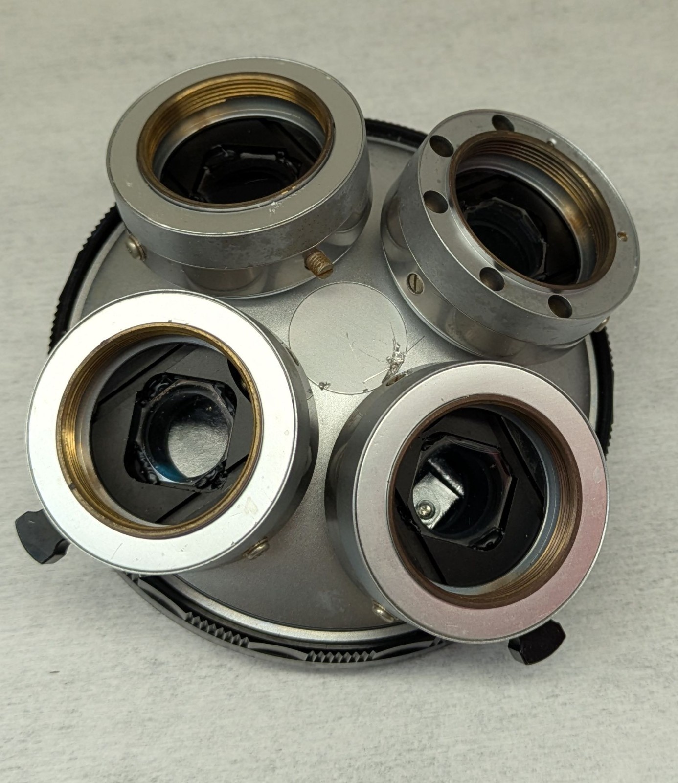 Nikon BD Plan 100, 20, and 10 objective lenses 331108 324684 324451