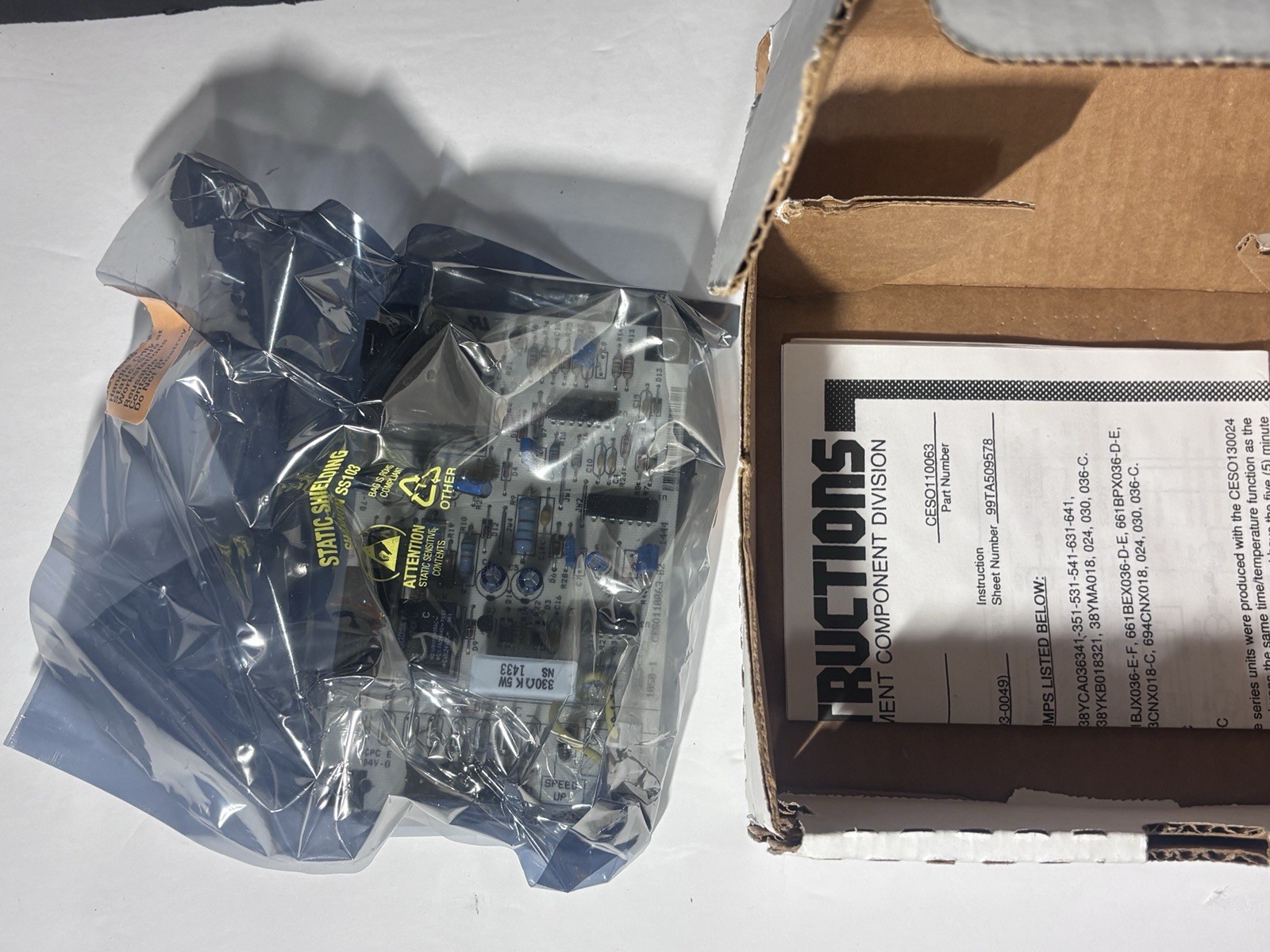 Factory Authorized Parts CESO110063-02 OEM Replacement Heat Pump Defrost Control