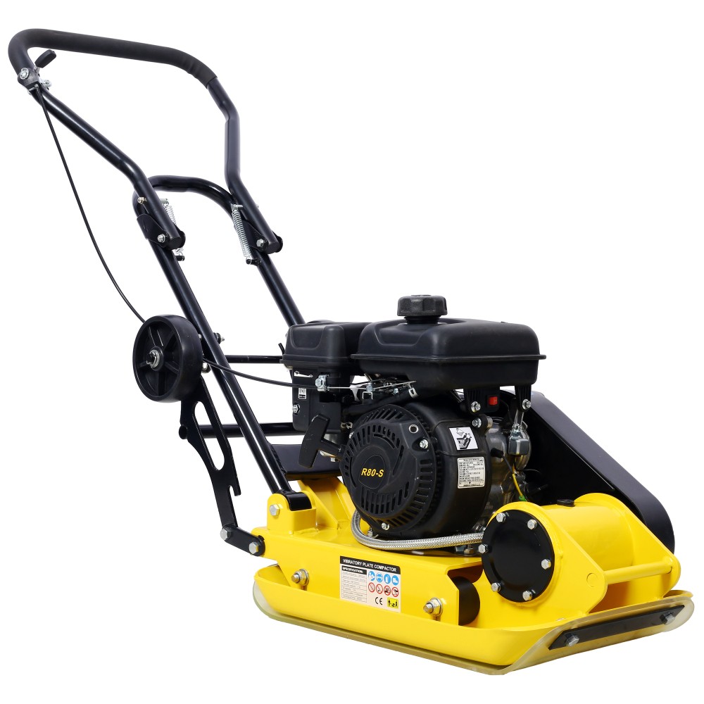 7.0 HP, 5500 RPM Max Gas Vibratory Compactor with Built-in Wheels, EPA Certified