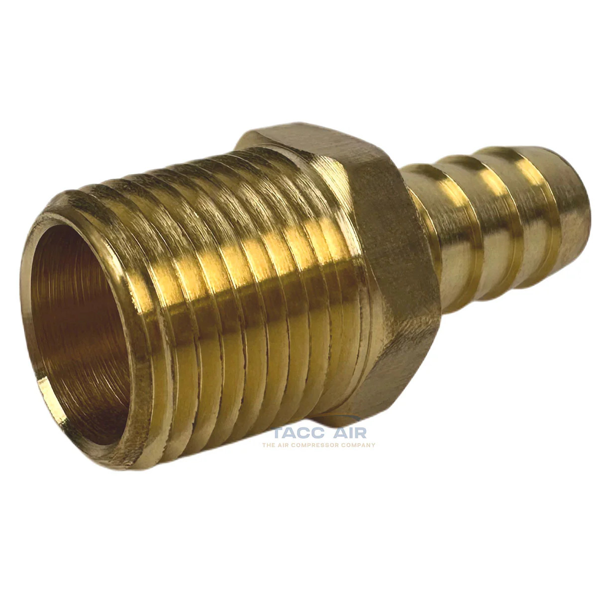 2 Pack 1/2″ ID Hose Barb x 1/2″ Male NPT Pipe Thread Brass Straight End Fitting