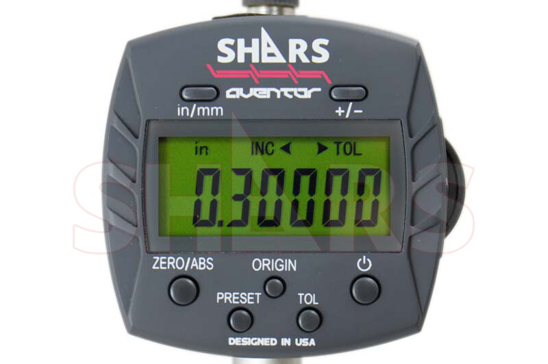 Shars Aventor 0.5″/12.7mm .0005″/ .01mm Resolution Electronic Indicator IP54 P]