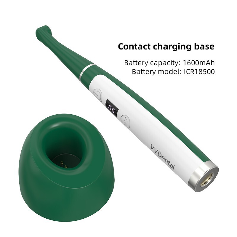 1 Second Dental Cordless Wireless LED Resin Cure Curing Light Lamp Tool 2000mw