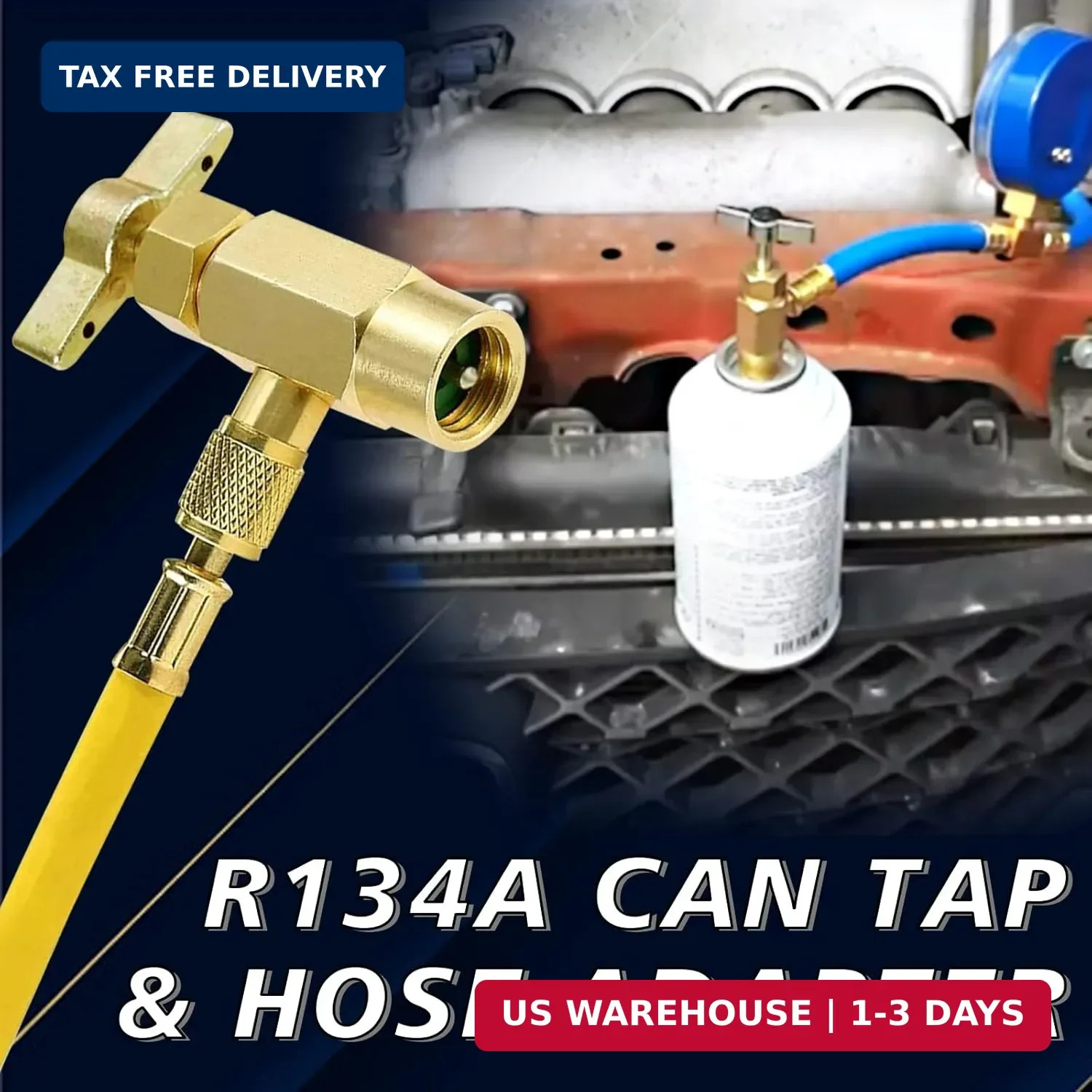Boltigen R134A Can Tap, R134A Self-Sealing and Puncture Style Refrigerant Can Ta