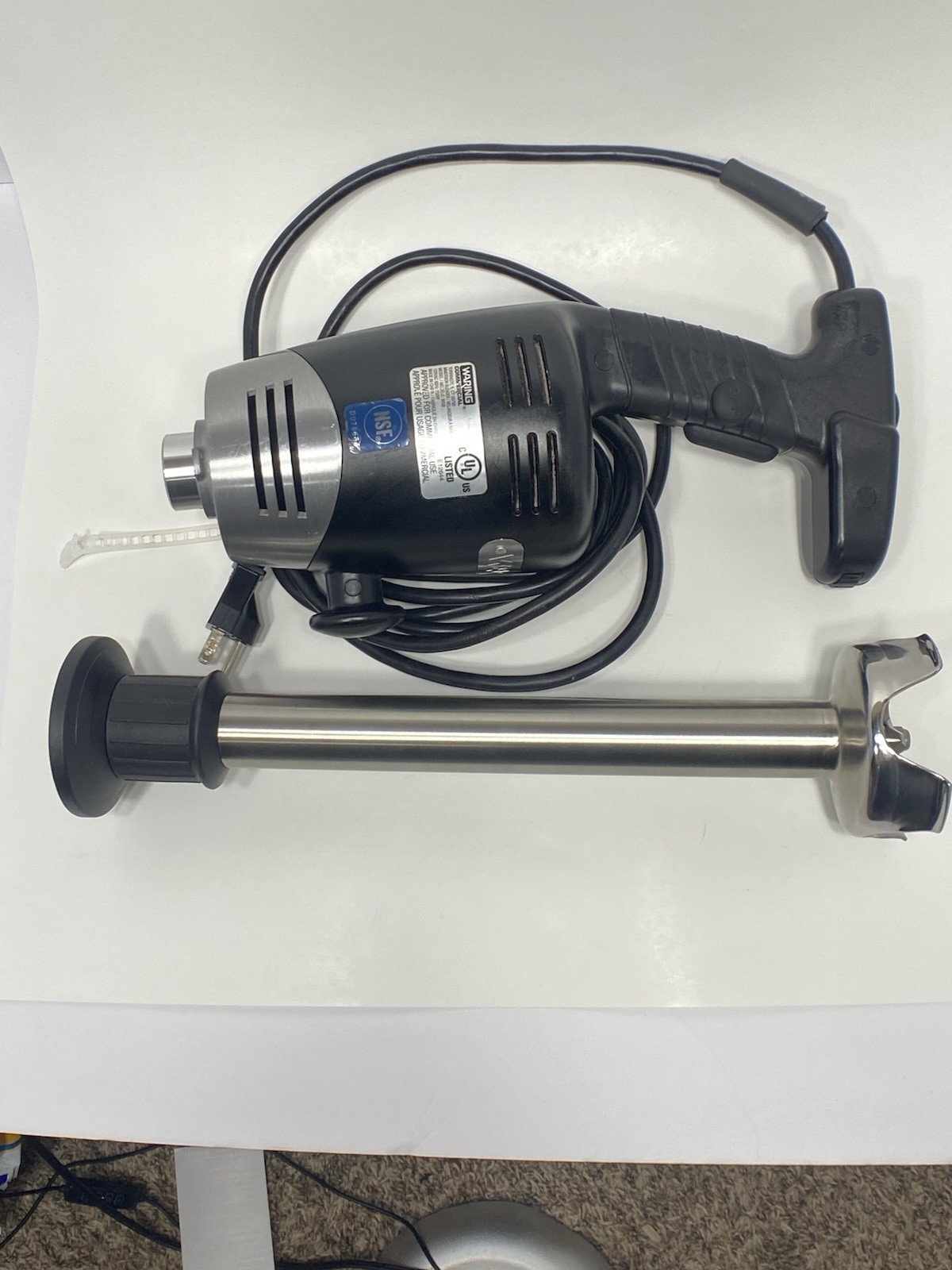 Waring Commercial WSB50 Big Stick Heavy Duty Immersion Blender, 12″ Removable