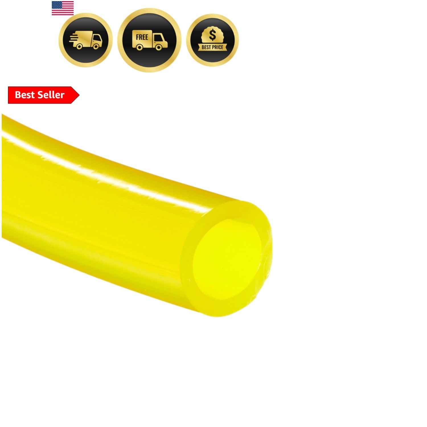 Tygon F-4040-A PVC Fuel And Lubricant Tubing, 1/4″ ID, 3/8″ OD, 1/16″ Wall, 1…