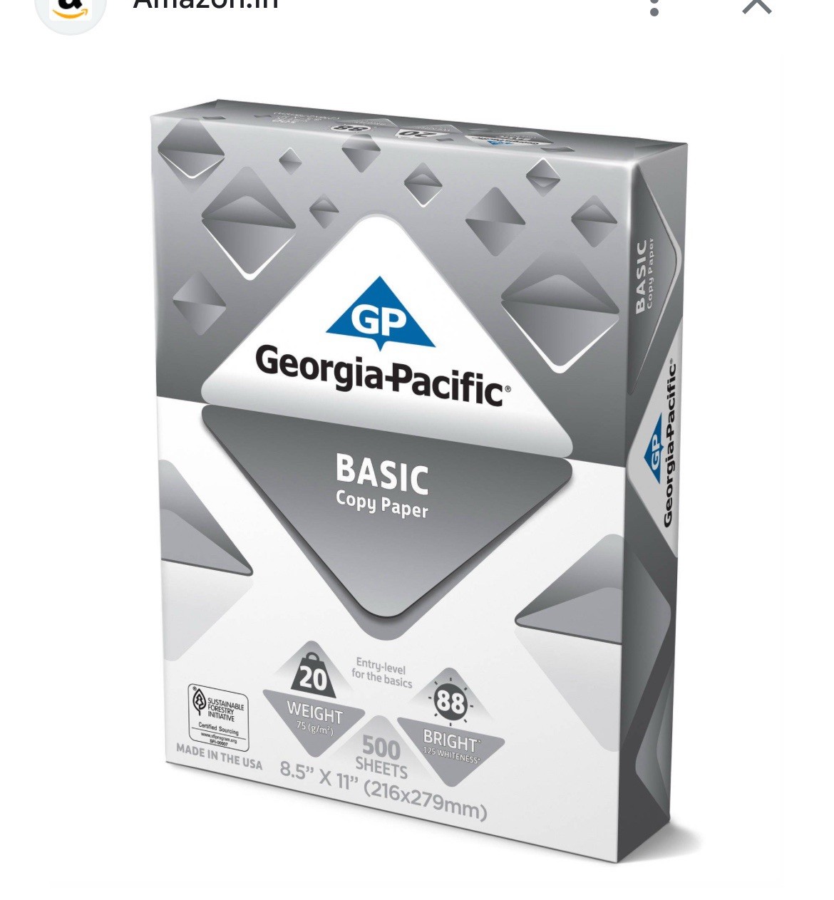 Georgia Pacific Copy Paper – Basic Copy Paper 500 Sheets