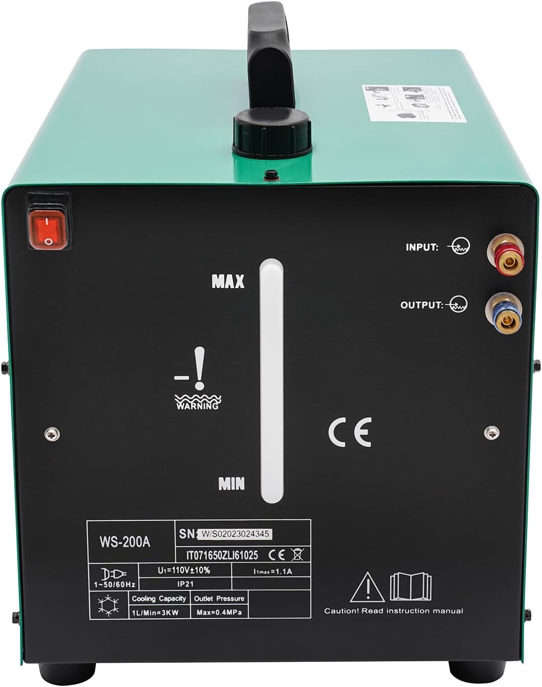 Welder Cooler 18L 2HP 2.11GPM Welder Torch Welder Cooling Tank W/ Built-in