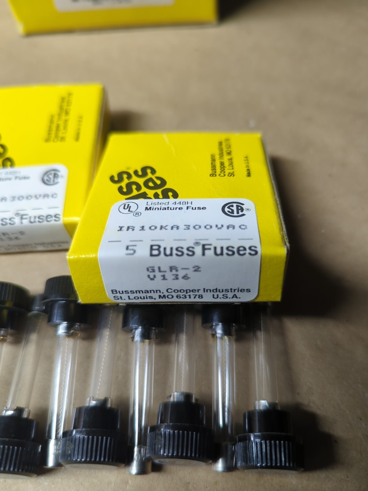 10- Bussmann GLR-2 Buss Fuses 300V