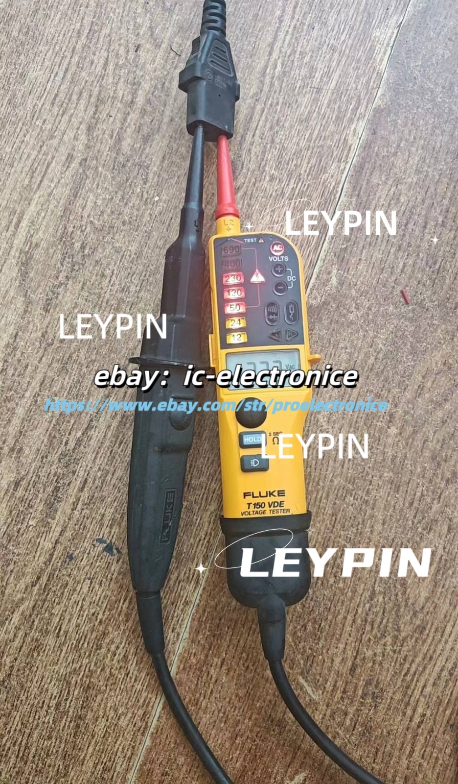 FlukeT150VDE OR FLUKET150 Electrical Tester/Beautiful appearance, good functi/ic
