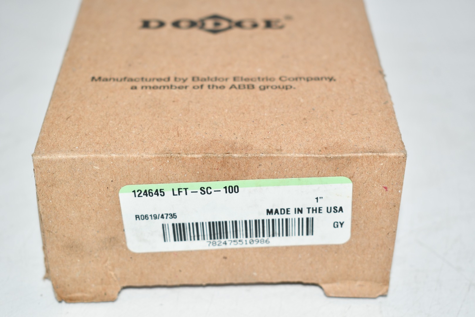 Dodge LFT-SC-100 Flange-Mount Ball Bearing Unit – 1 in Bore, 2-Bolt Flange Mount