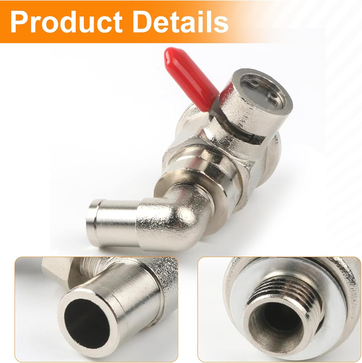 Oil Drain Valve with Removable L-Shape Hose End 14mm-1.5