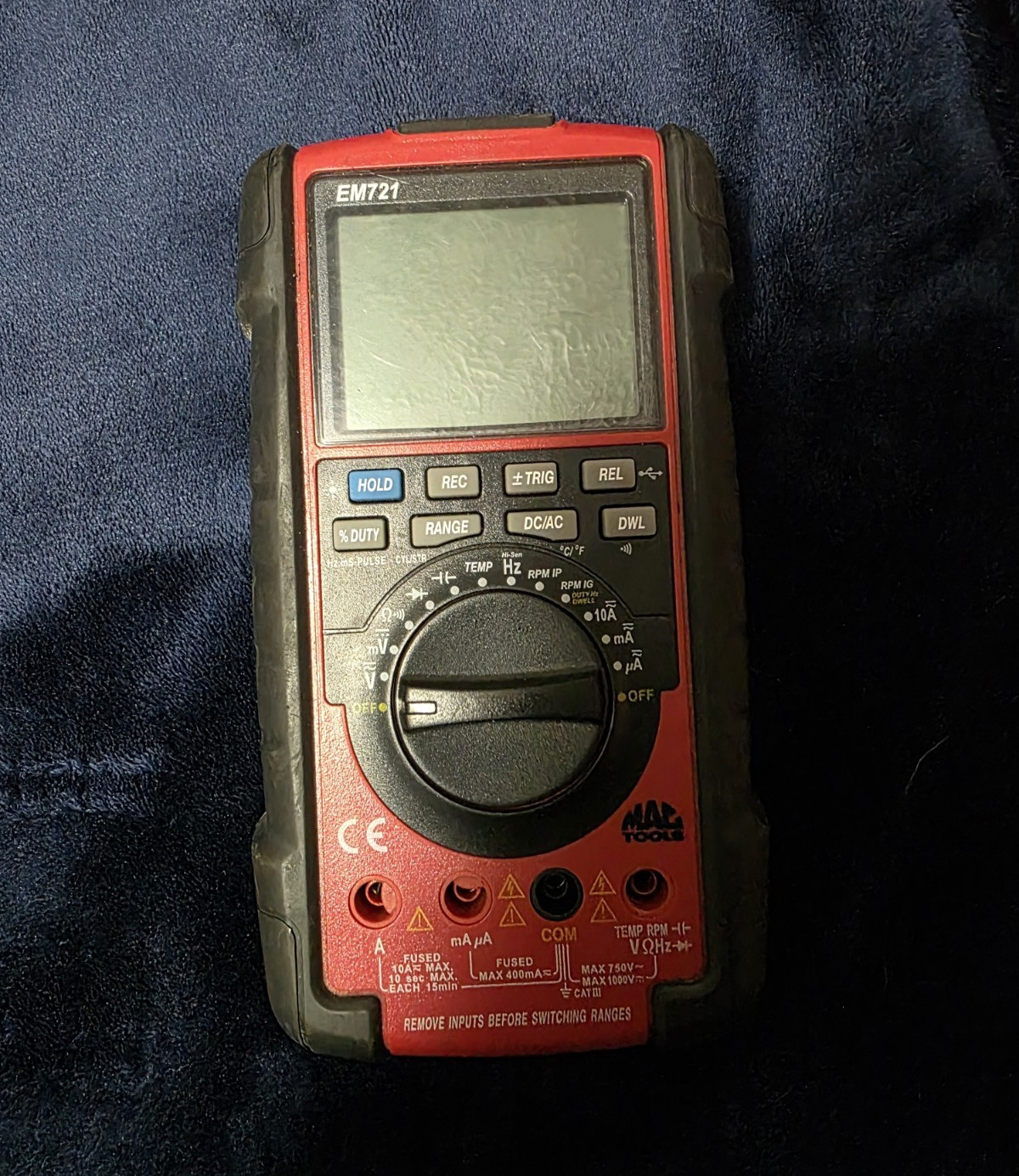 MAC Tools EM721 CAT III 1000V Digital Multimeter