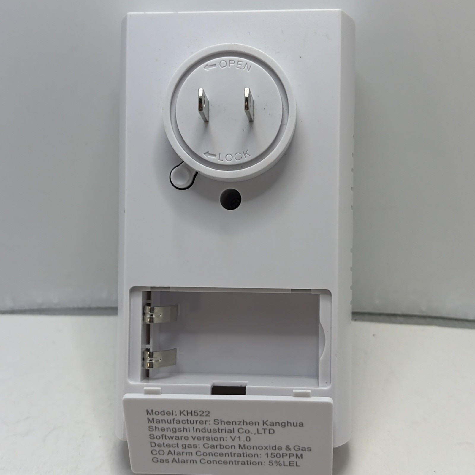 KH-522 Carbon Monoxide & Gas Detector Alarm – Home Safety – Open Box