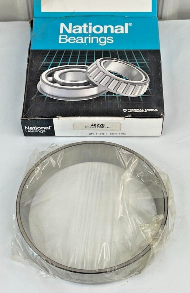 48220 National boxed Bearing Race as shown, See Pics part is stamped TIMKEN USA