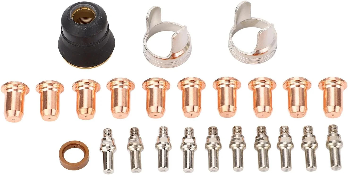 24× IPT40 Plasma Cutting Torch Consumables Electrode Tips for YESWELDER CUT-65DS