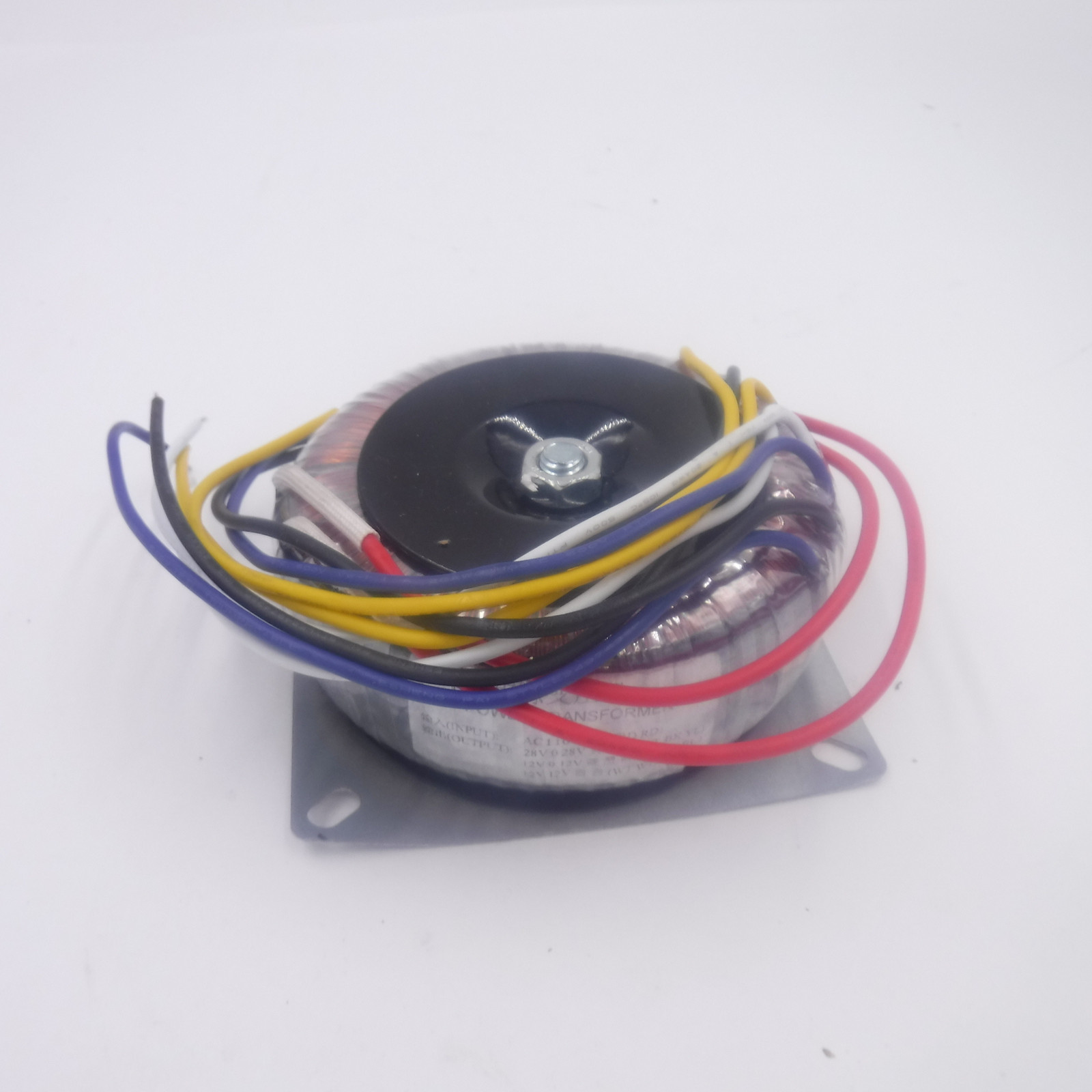 AC 110V to Dual 12V 28V Single 12V Copper Plastic Toroidal Transformer