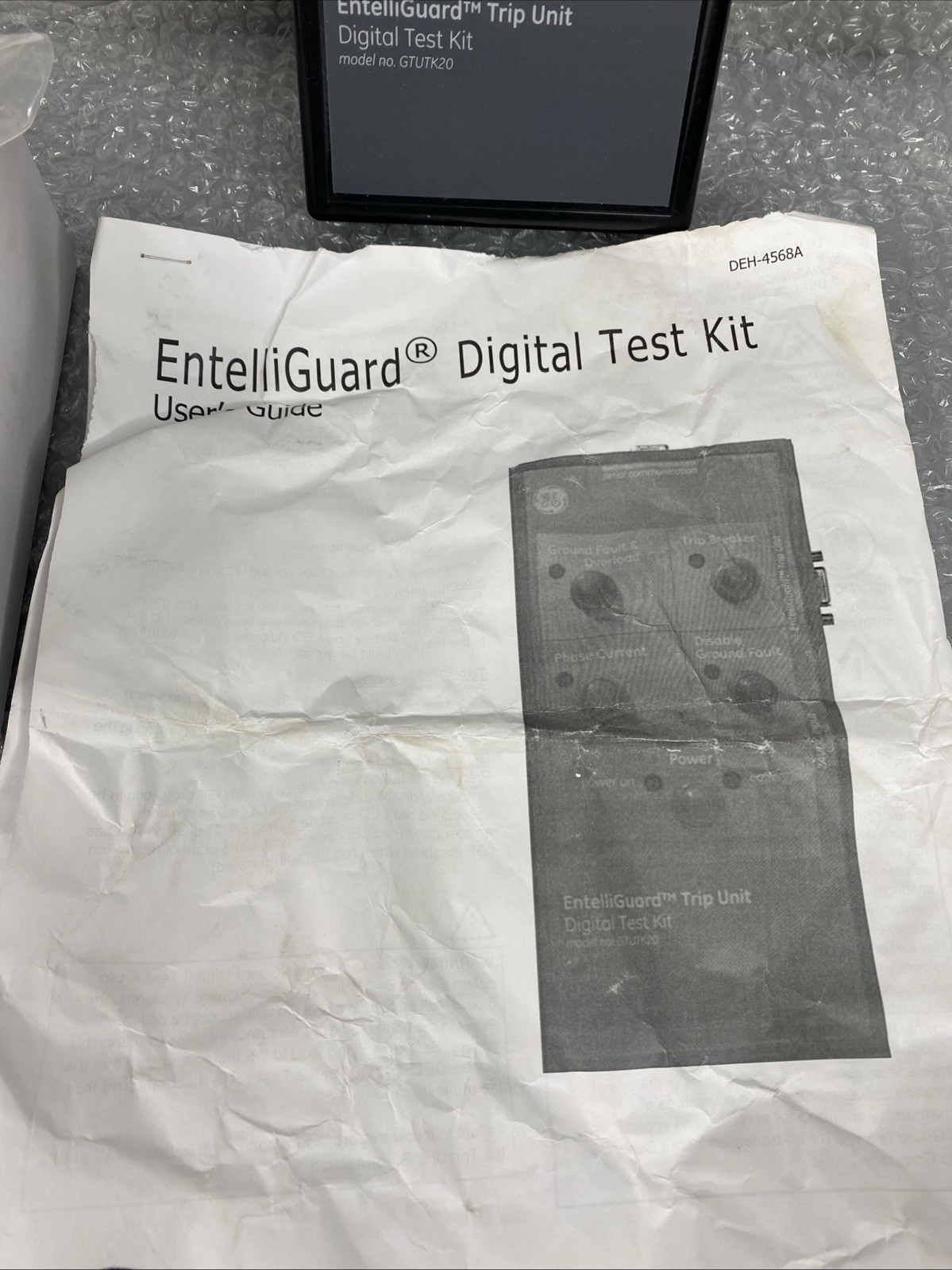 GE EntelliGuard Trip Unit Digital Test Kit GTUTK20/ New Without Box Electrical