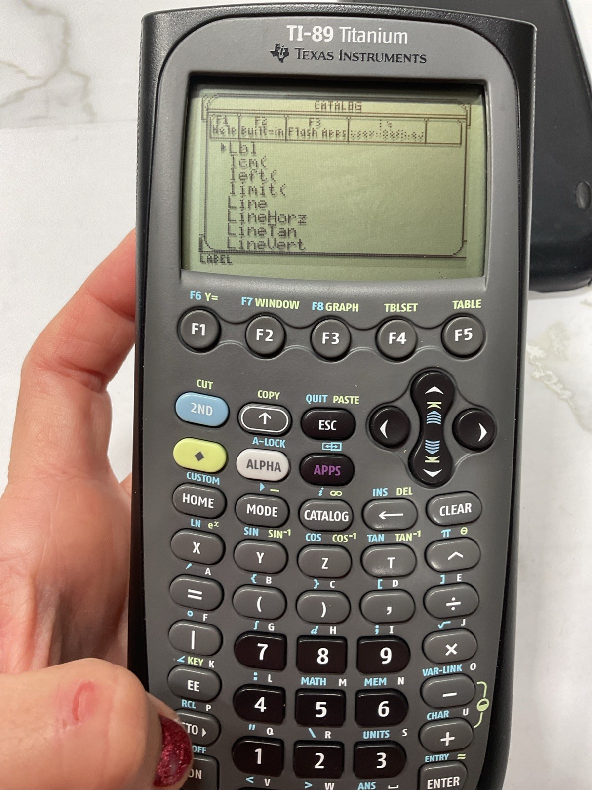 Texas Instruments TI-89 Titanium Graphing Calculator w/ Cover Tested Working