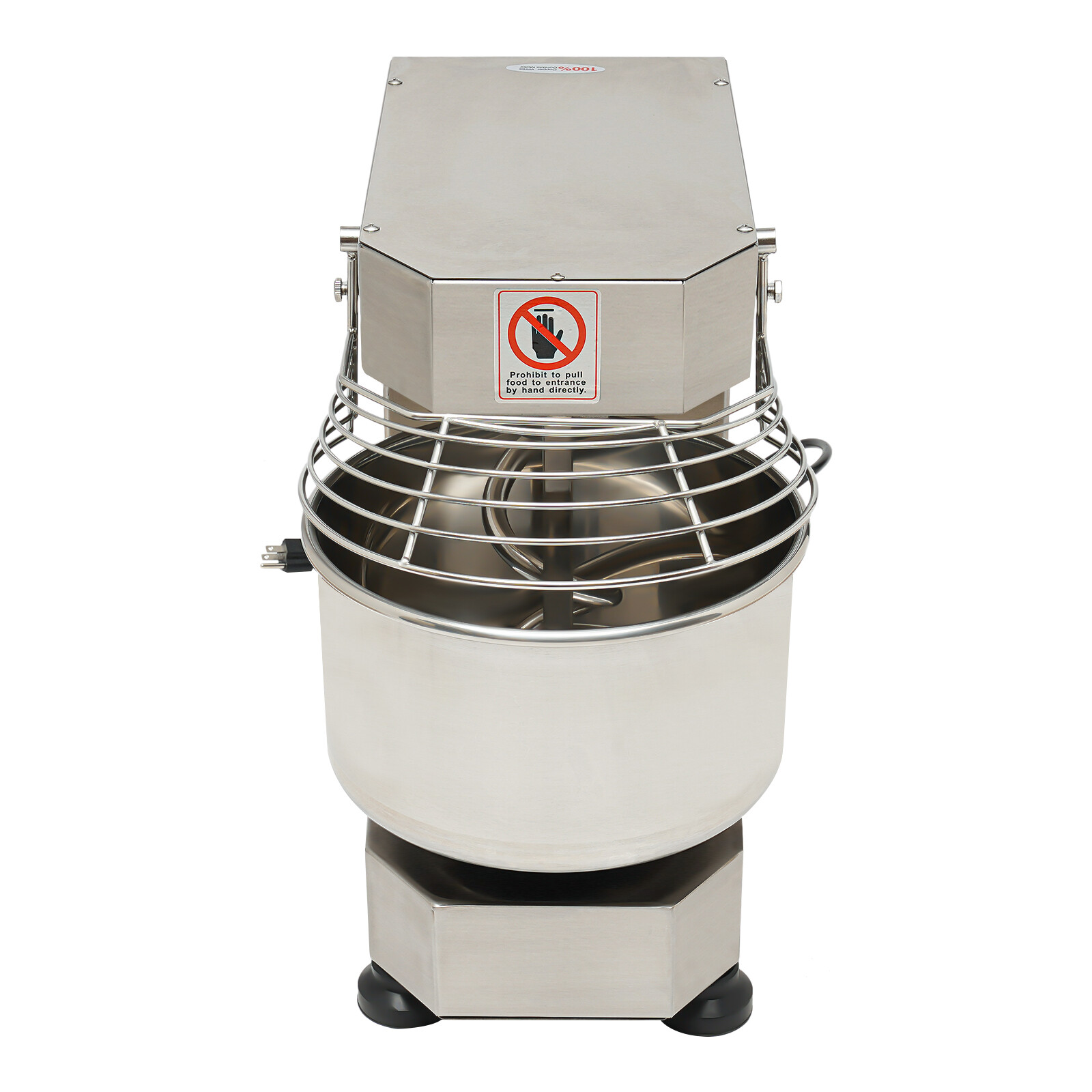 110V 60Hz Dough Kneading Machine 750W Commercial Dough Mixer, Max 360° Mixing