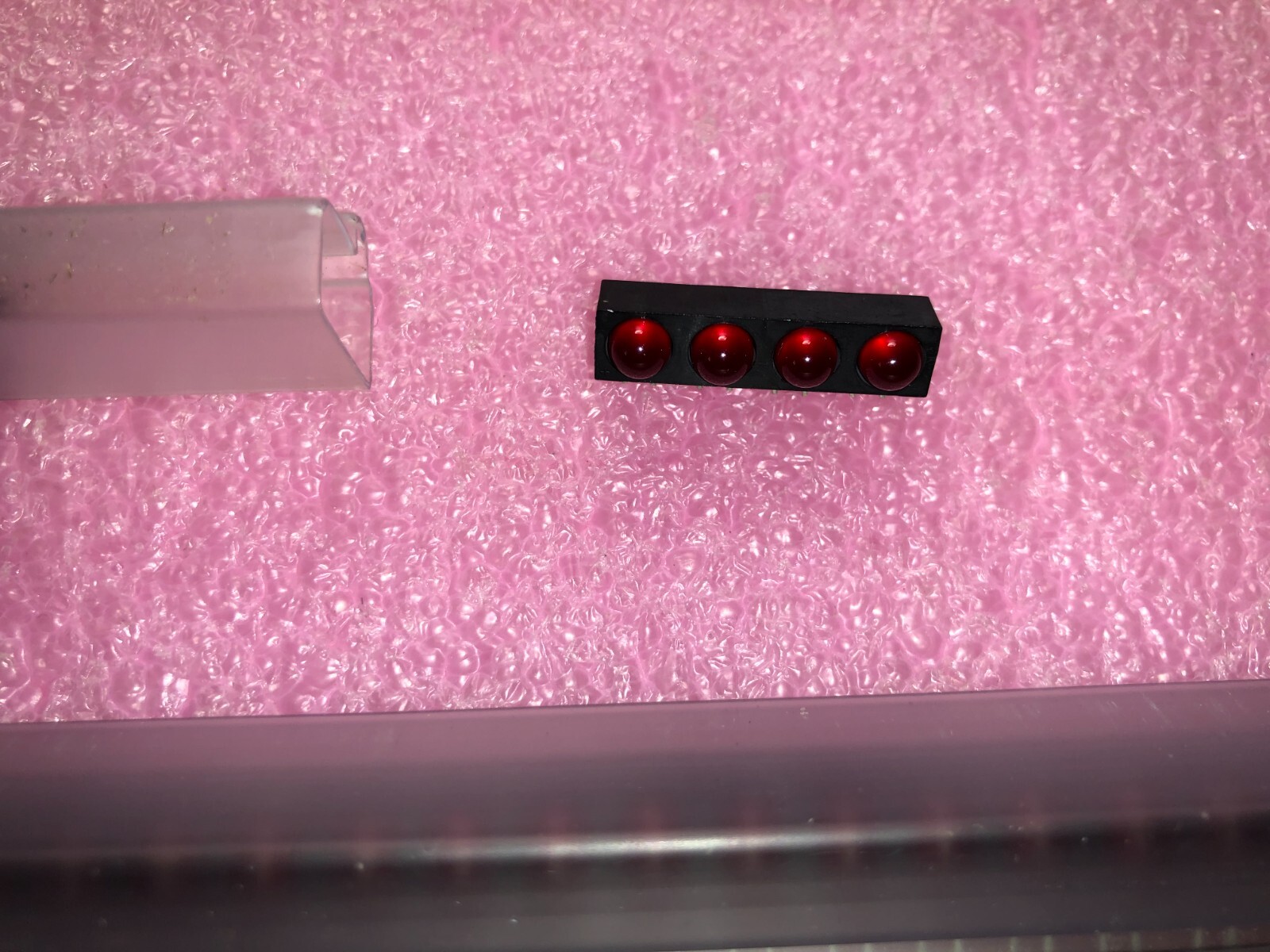 4-Segment round LED Red Color Bar