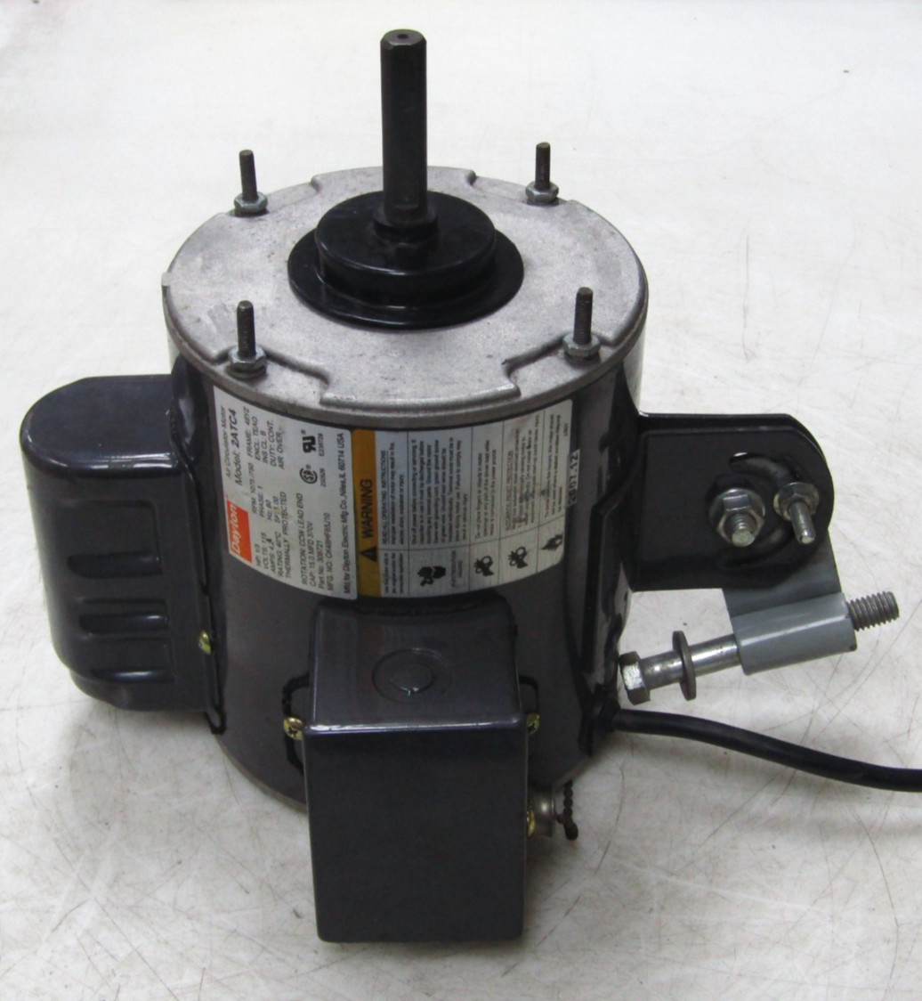 🙌 DAYTON 1/3 HP ELECTRIC AIR CIRCULATOR MOTOR 1075/750 RPM 115 VAC 2ATC4