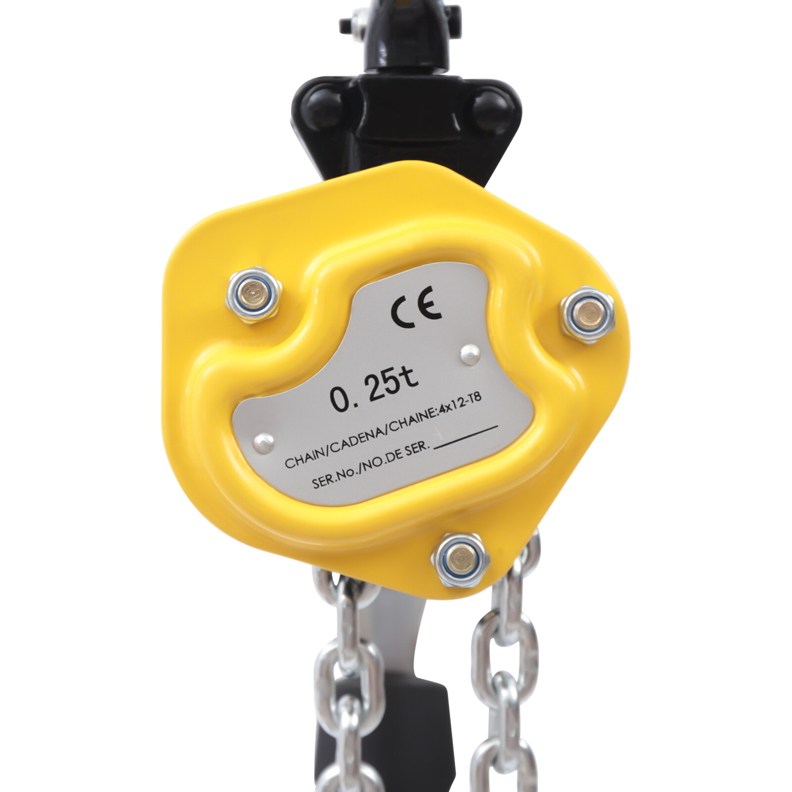 Small Lever Block Chain Hoist Ratchet Type Come Along Puller 5 FT Lift 0.25 Ton