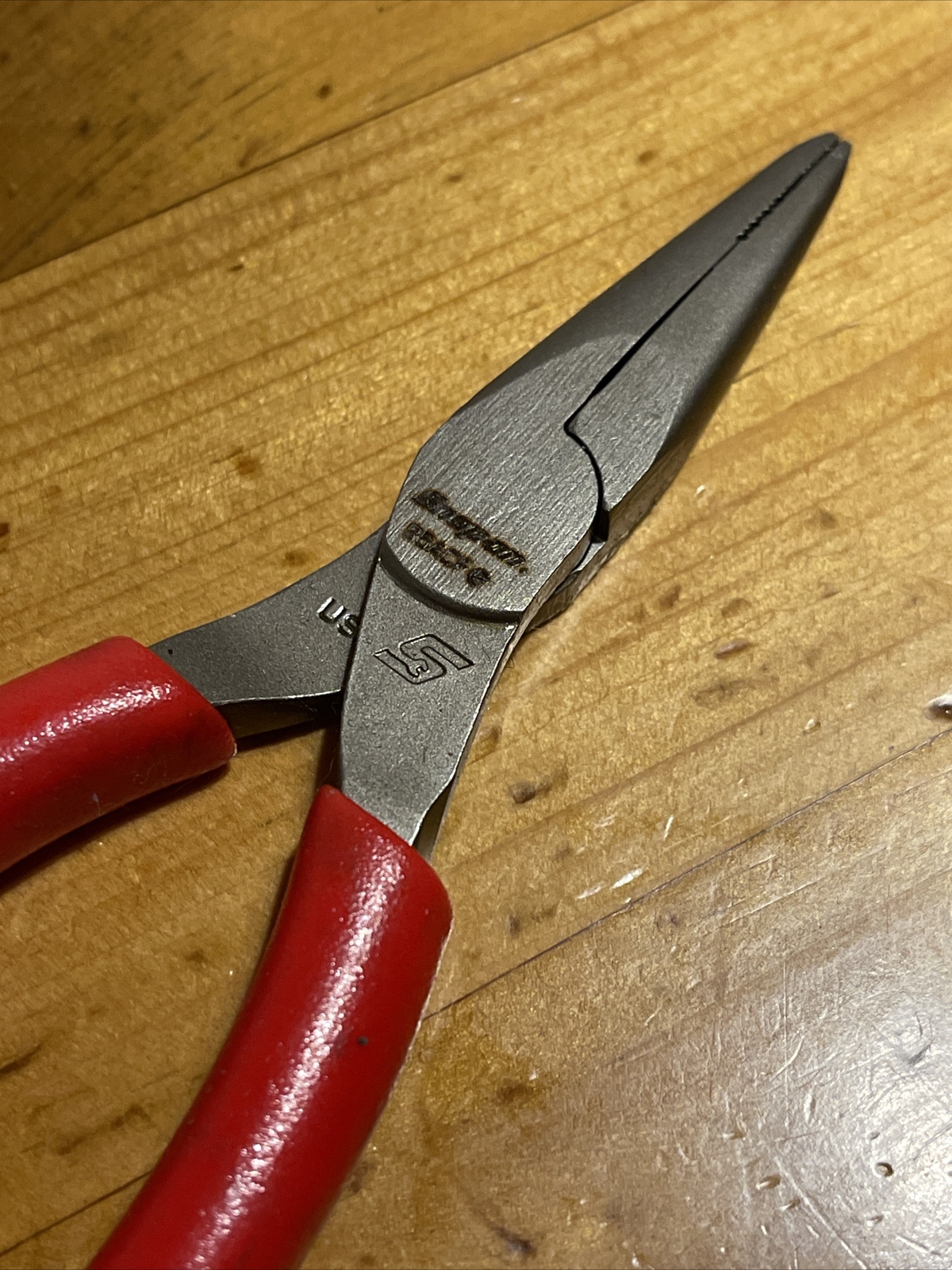 *NEW* Snap On 95ACF Needle Nose Pliers 6” RED Handle Pliers FREE SHIPPING