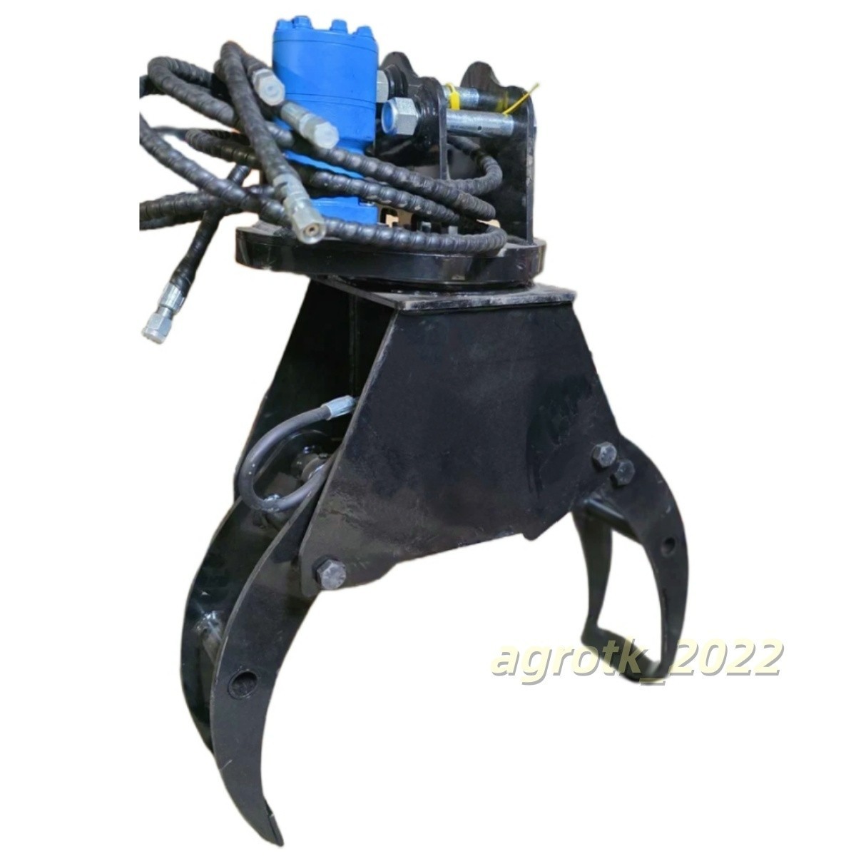 Agrotk Hydraulic Rotation Rock Log Grapple Mini Excavator Attachment 12EX-XZZMQ