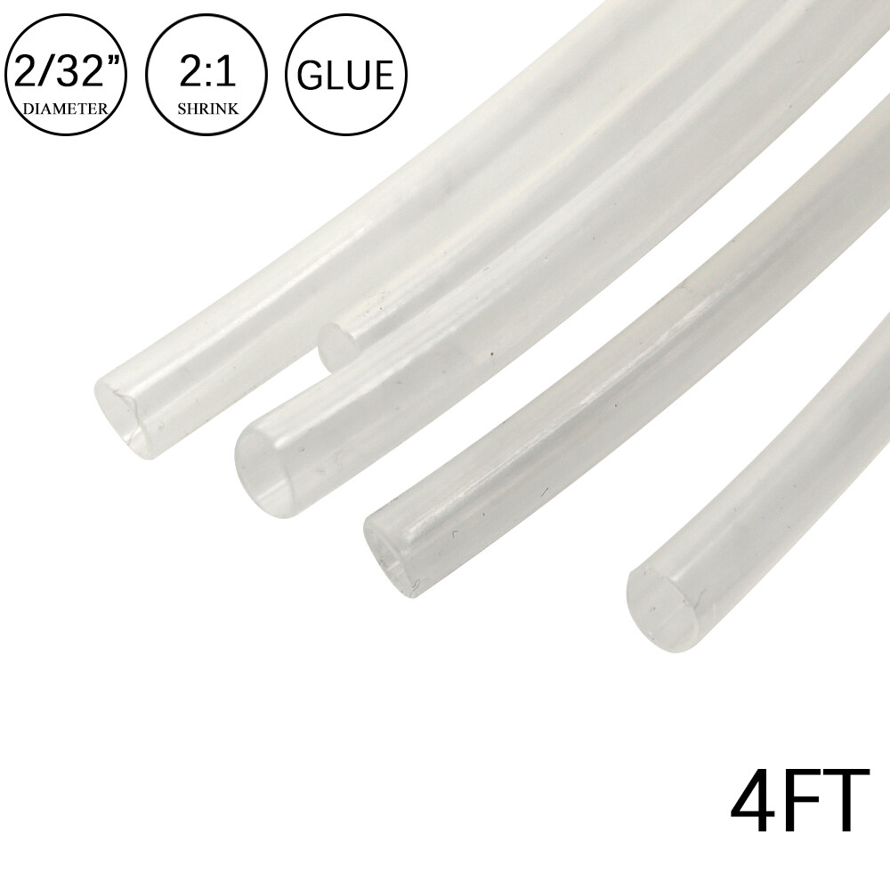 2:1 Heat Shrink Tubing Tube Glue Waterproof Dual Wall Wires Wrap (SMALL SIZES)