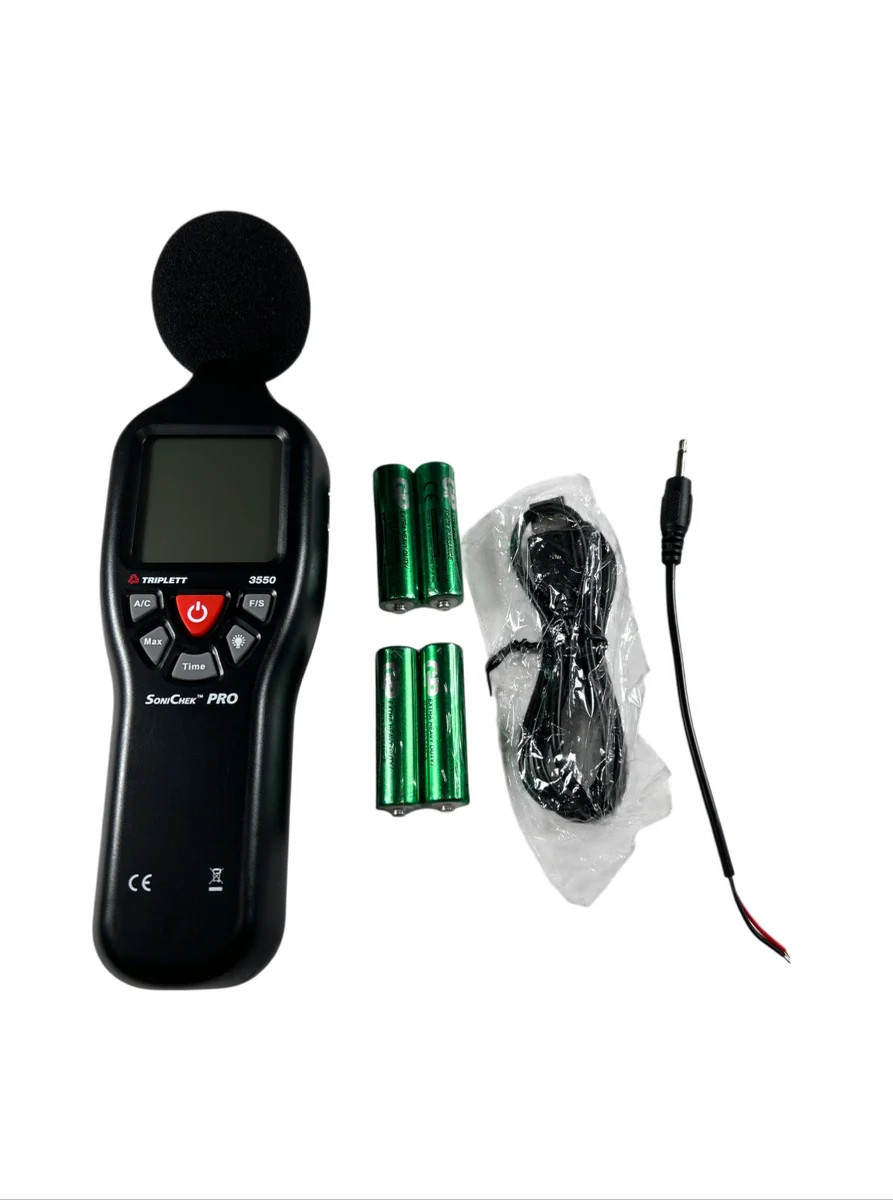 Triplett 3550 SoniChek PRO 30-130dB Digital Sound Level Meter